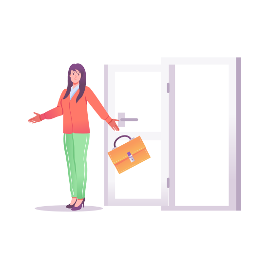 Layoff, Fired, Dismissed, Jobless, Unemployed illustration