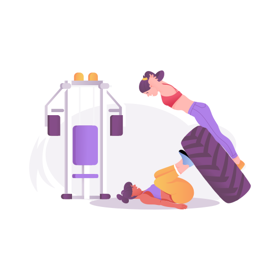 Leg Workout, Exercise, Fitness, Gym, Exertion illustration