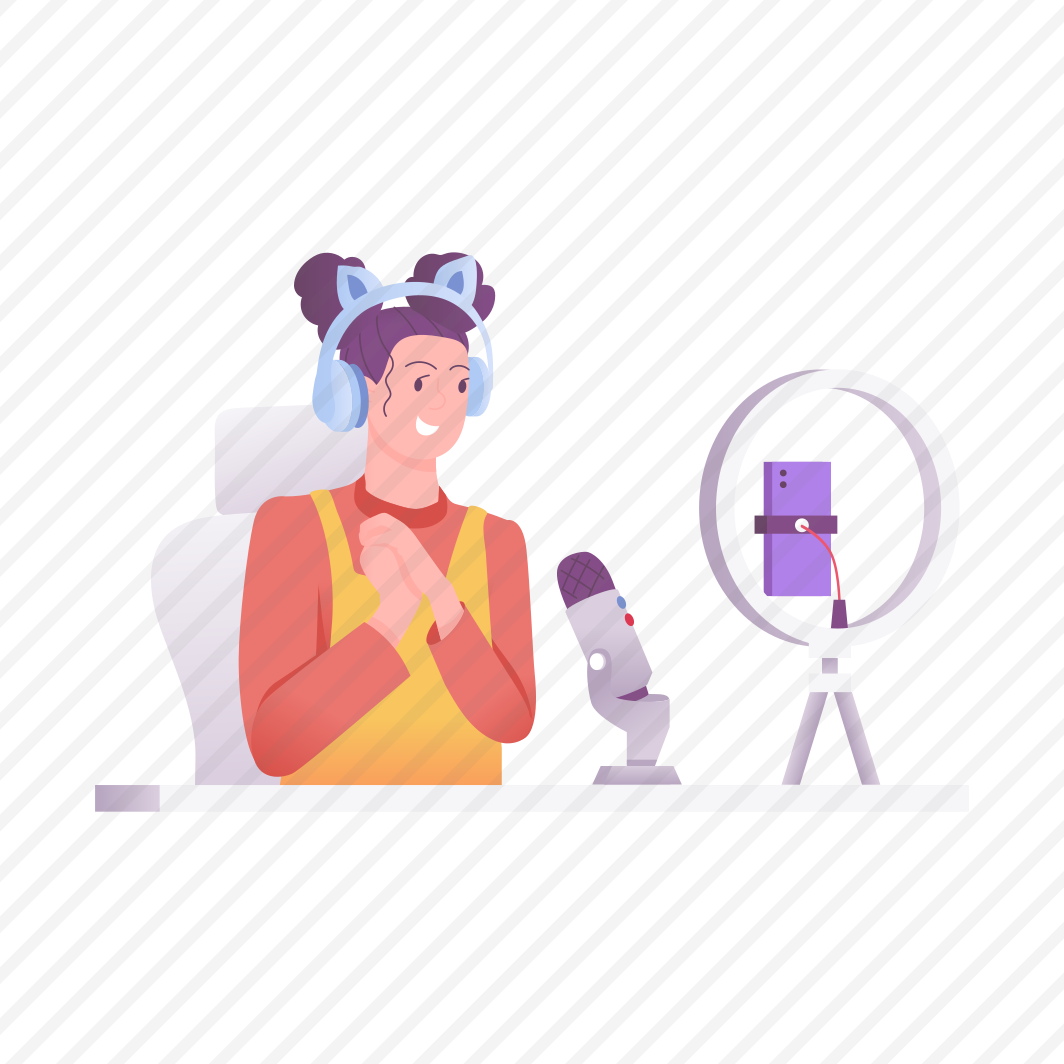 Online Podcast, Broadcast, Video, Recording, Influencer preview