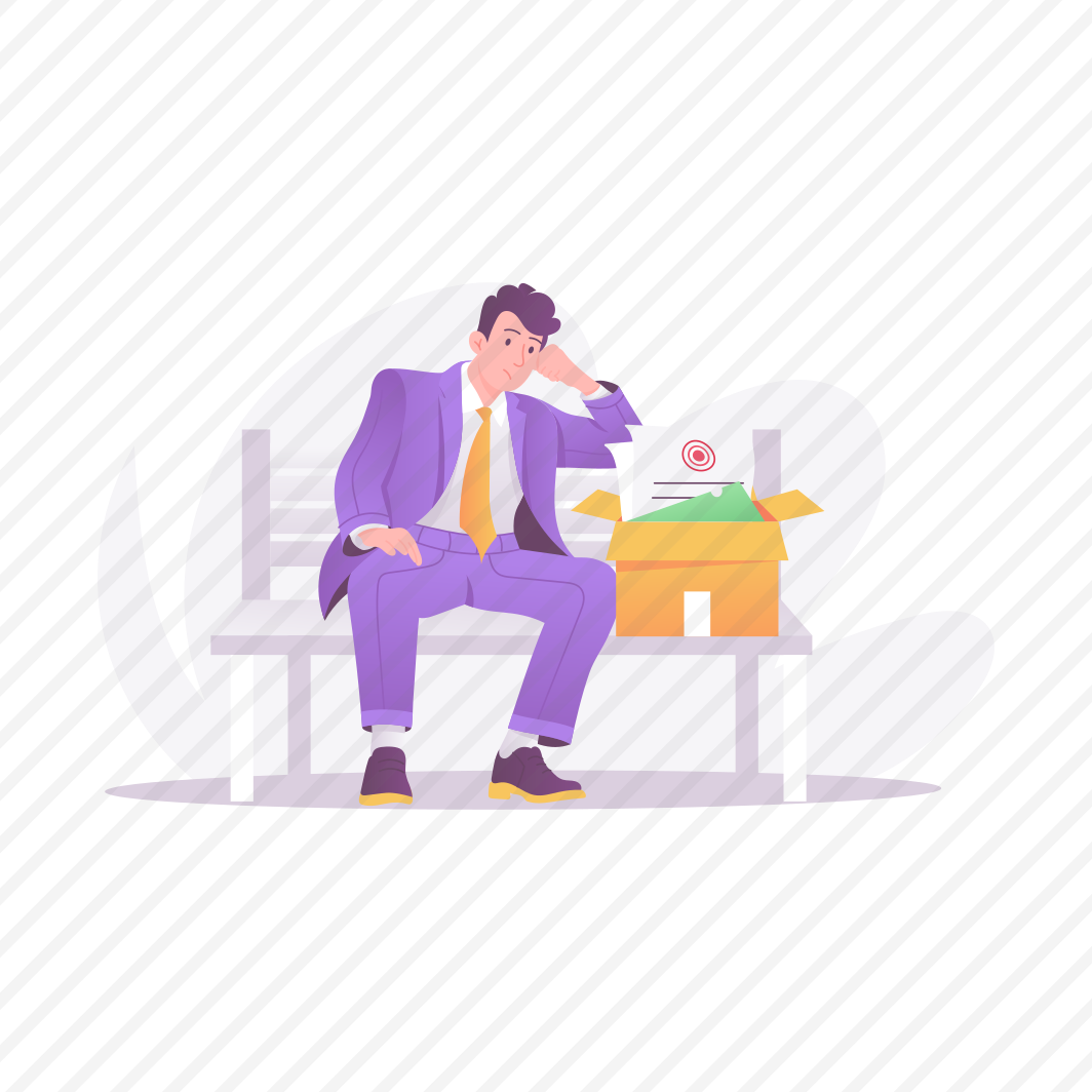 Unemployment, Jobless, Dishearten, Thinking, Sad preview