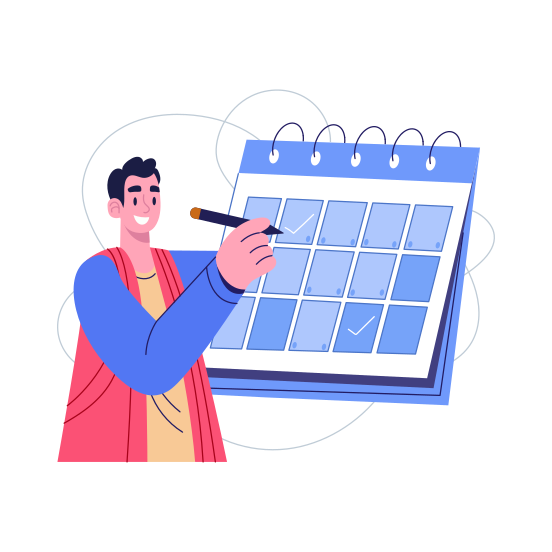 Calendar, Marking, Date, Task, Scheduling illustration