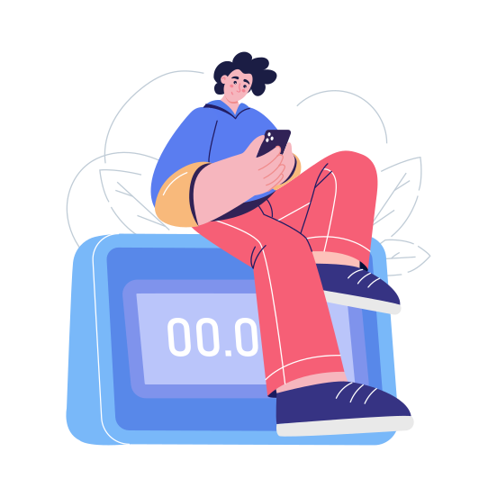 Loafing, Wasting, Unproductive, Distraction, Relaxing illustration