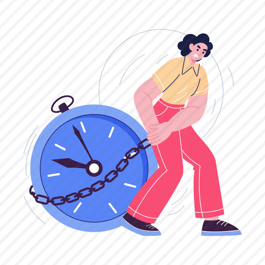 Time Burden, Load, Stress, Pressure, Struggling preview