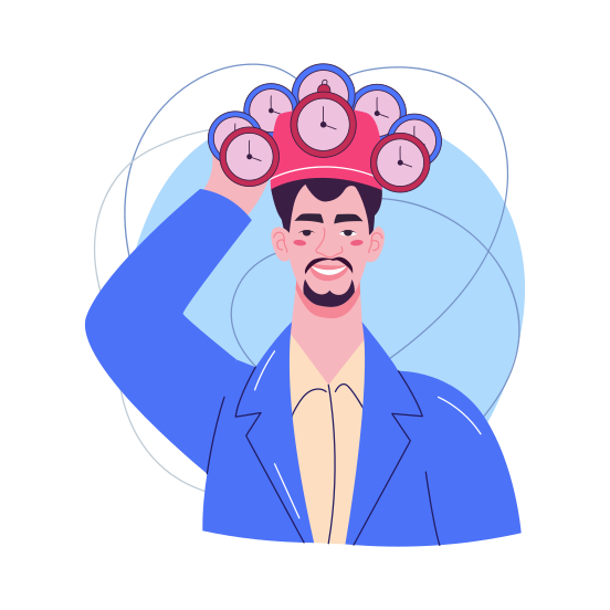 Time Organizer, Strategy, Professional, Complexity, Efficiency illustration