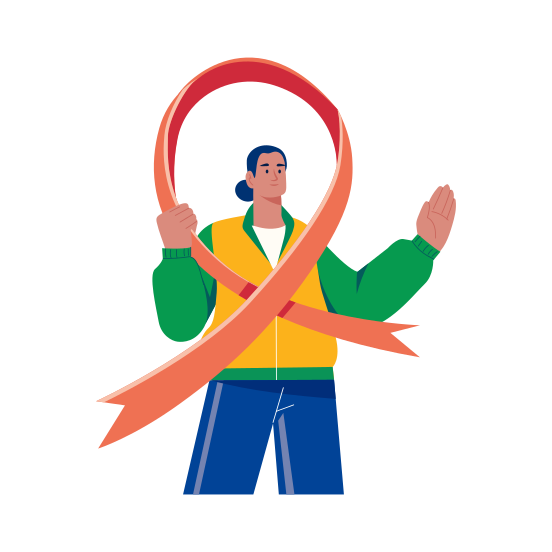 Cancer Awareness, Support, Health Awareness, Advocacy, Solidarity illustration