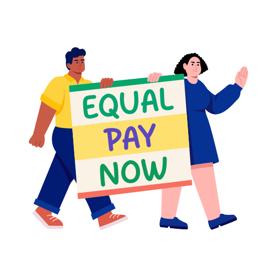 Equality Protest, Democracy, Advocacy, Rights, Banner, illustration