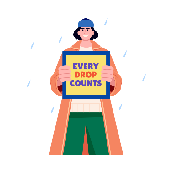 Raining, Ecology, Weather, Climate, Activism, illustration