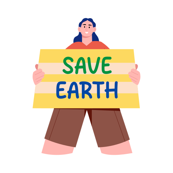 Save Earth, Ecology, Banner, Awareness, Responsibility illustration