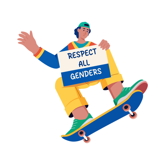 Skating, Adventure, Sport, Advocacy, Person illustration