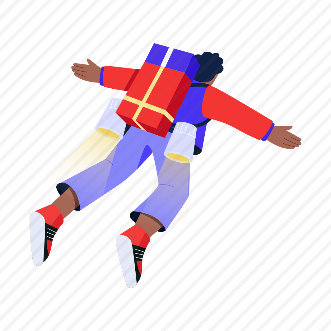 Air Delivery, Courier, Flying, Parcel, Order preview