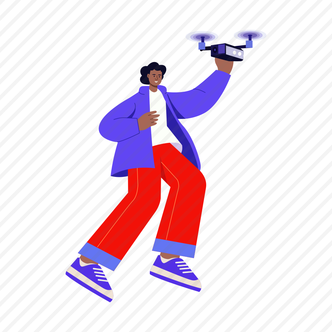 Drone Camera, Surveillance, Flying, Recording, Technology preview