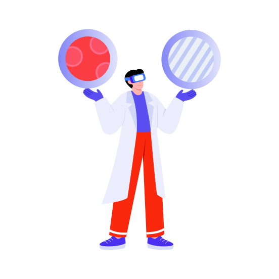 Scientist, Research, Laboratory, Experiment, Analysis illustration