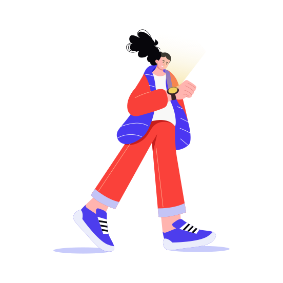 Smartwatch, Wristwatch, Time, Innovation, Wearable illustration