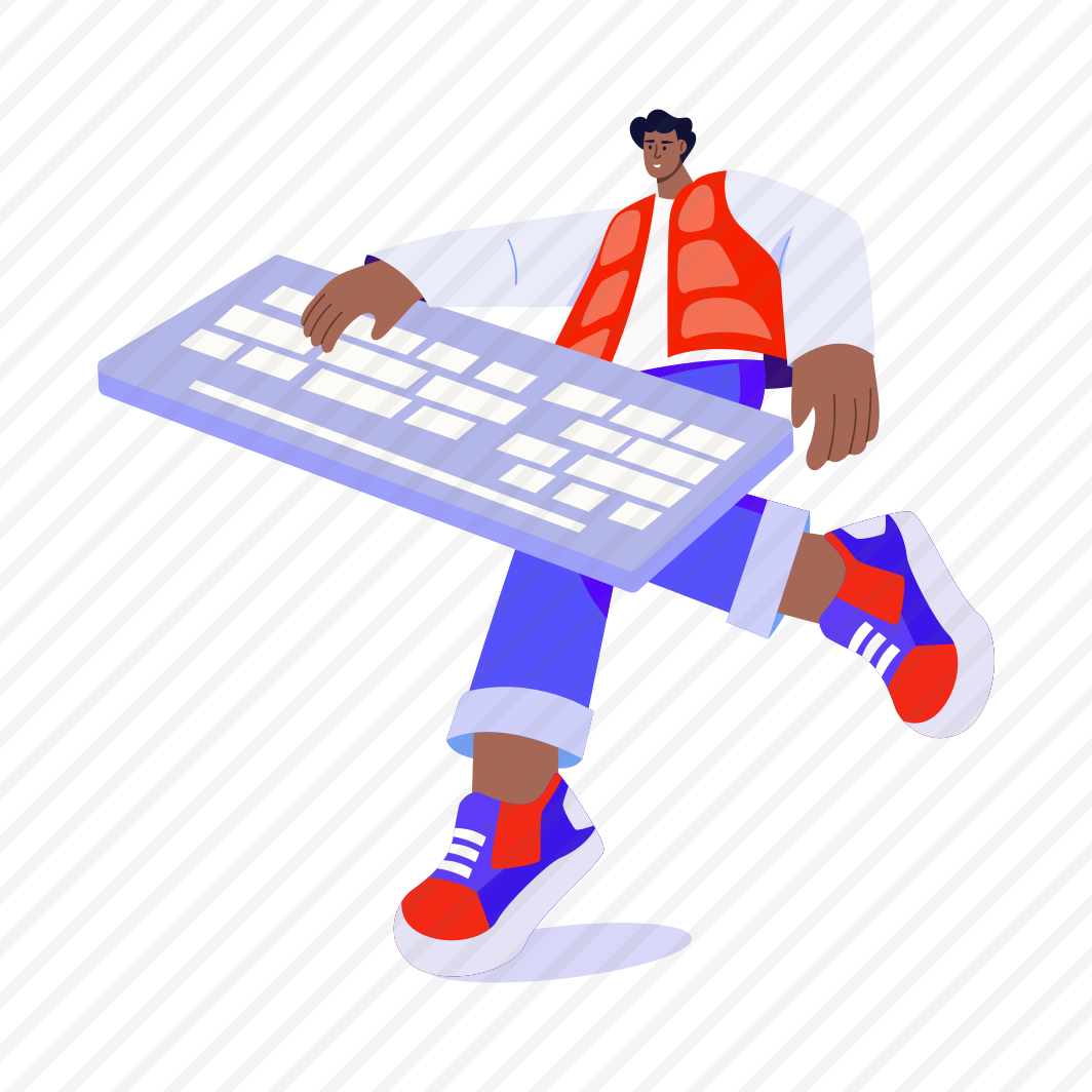 Typing, Keyboard, Typist, Working, Technology preview