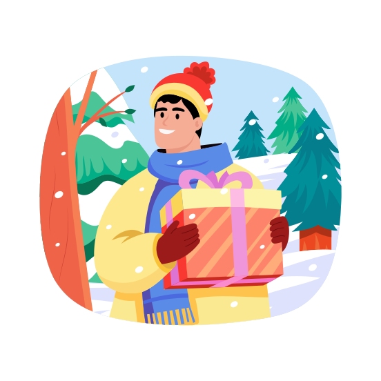 Christmas Present, Souvenir, Gift, Surprise, Keepsake, illustration