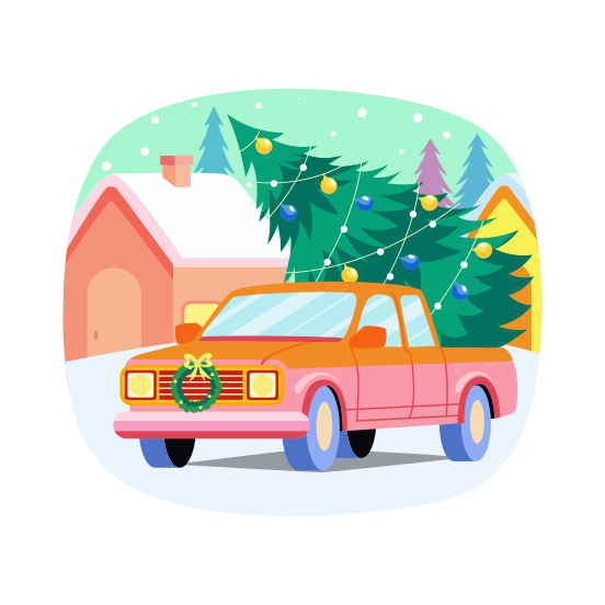 Christmas Tree, Fir, Decoration, Celebration, Festival illustration