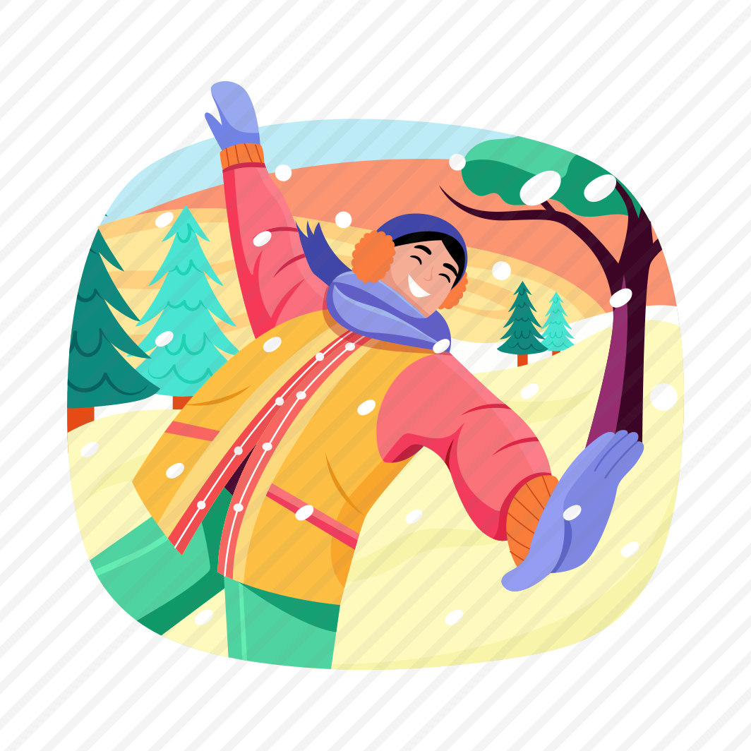 Enjoy Winter, Happy, Celebration, Holiday, Playing preview