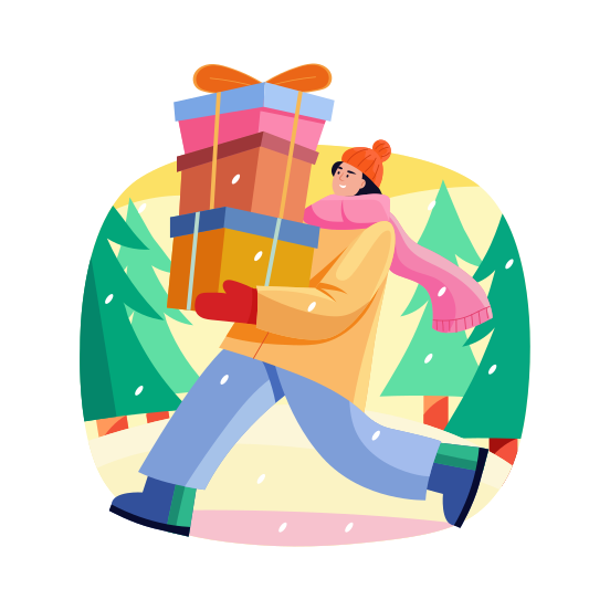 Gift Boxes, Surprises, Present, Souvenir, Keepsake, illustration