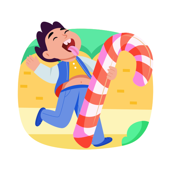 Lick Candy, Sweet, Dessert, Confectionery, Food, illustration