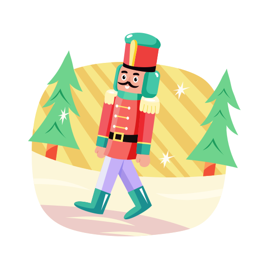 Nutcracker, Soldier, Toy, Costume, Festival, illustration