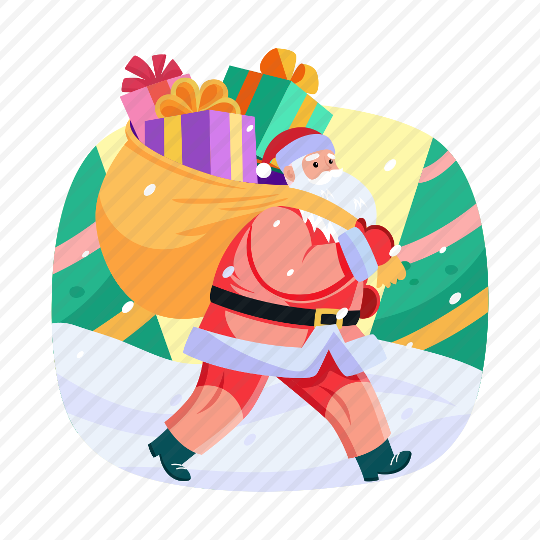 Santa, Gifts, Christmas, Celebration, Winter Holidays preview