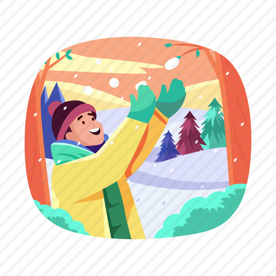 Snowfall, Catching, Snow, Winter Season, Enjoying, preview