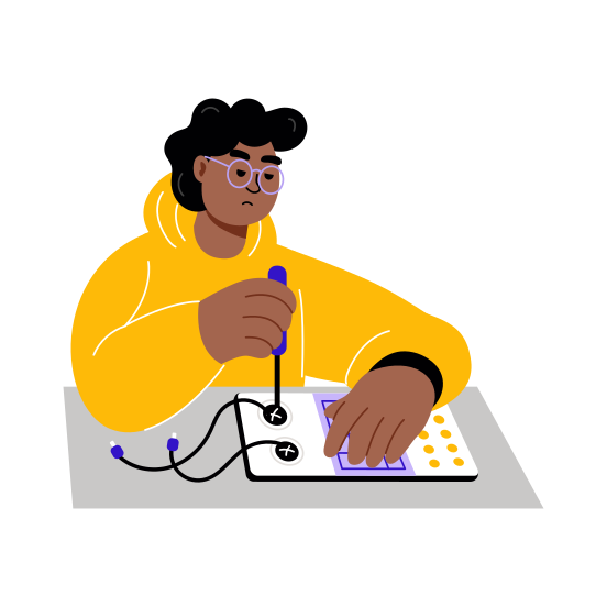 Circuit Board, Soldering, Technician, Fixing, Expert illustration