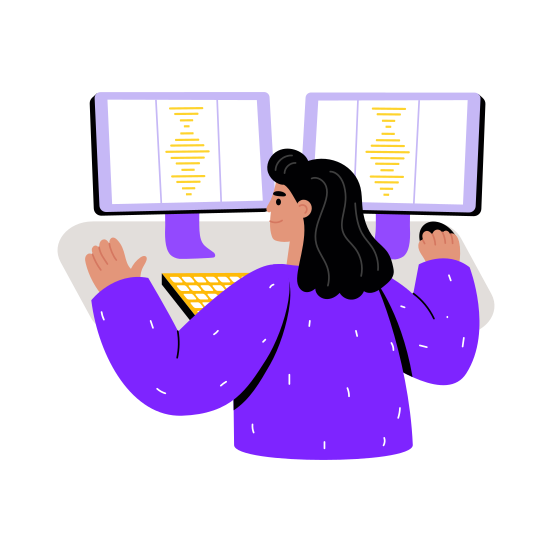 Code Review, Programming, Developer, Coding, Debugging illustration