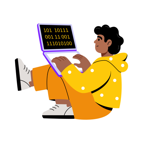 Coding, Programming, Developer, Expert, Professional illustration