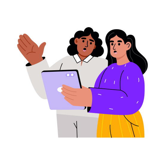 Discussion, Communication, Talking, Conversation, Speaking illustration