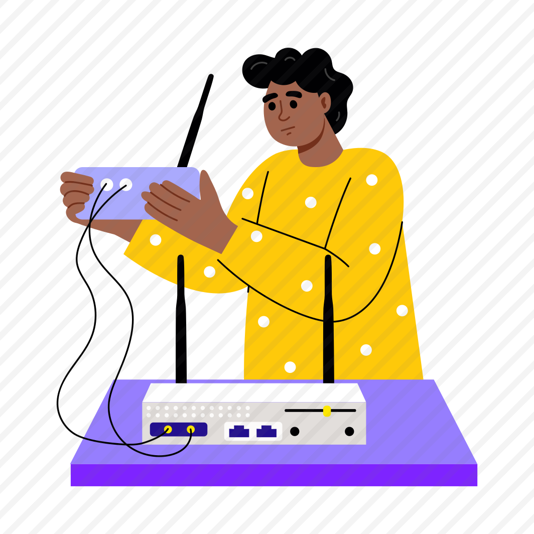 Router Configuration, Modem, Device, Internet, Network preview