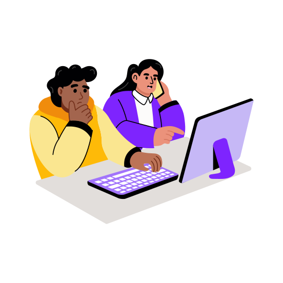 Team Coordinator, Collaboration, Coworkers, Experts, Planning illustration