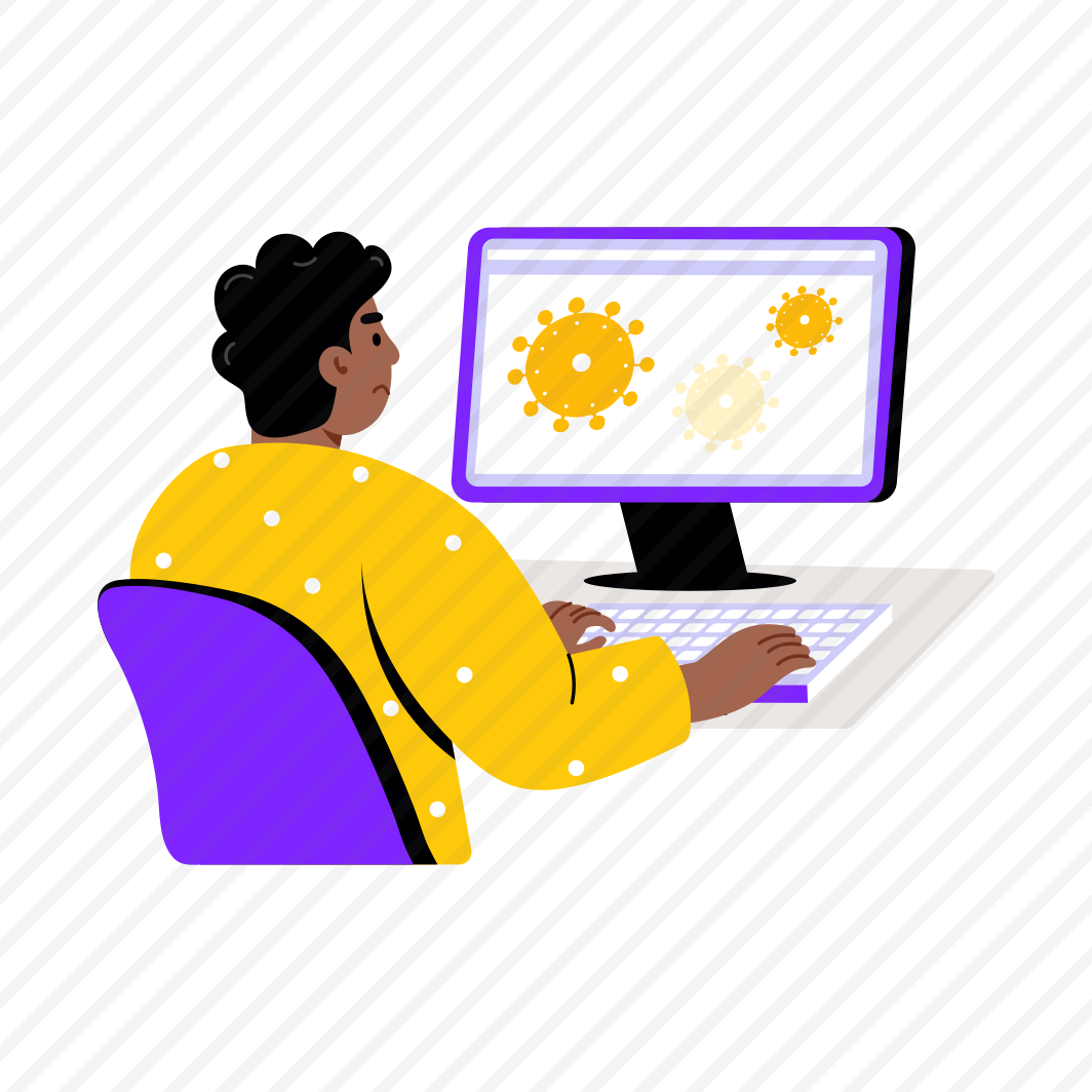 Virus Detection, Malware, Antivirus, Error, Computer preview