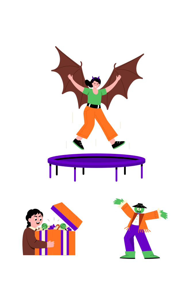 Halloween Illustration Art Set Large Set Preview