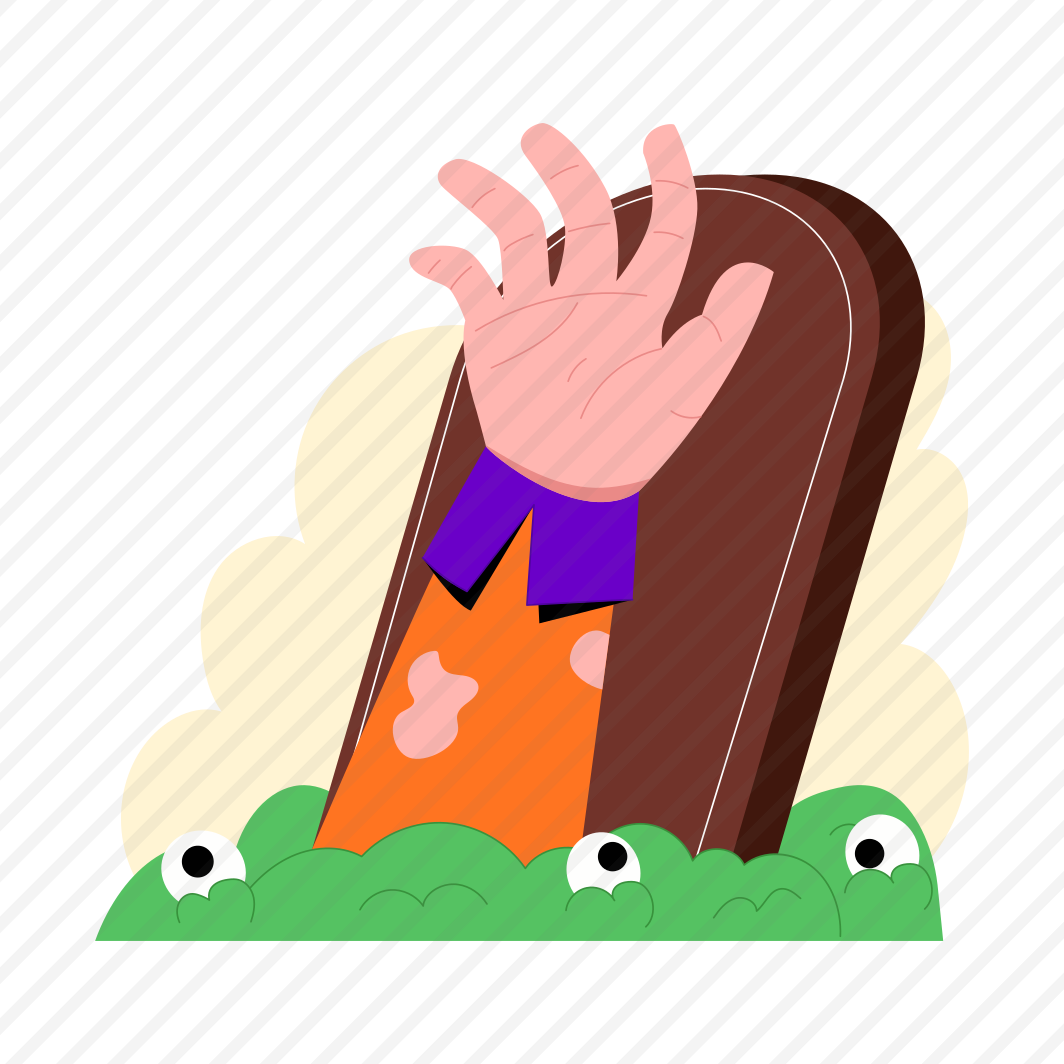 Buried Hand, Graveyard, Death, Horror, Scary preview