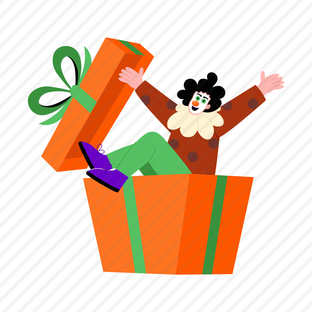 Clown, Entertainer, Performer, Costume, Joker Surprise preview