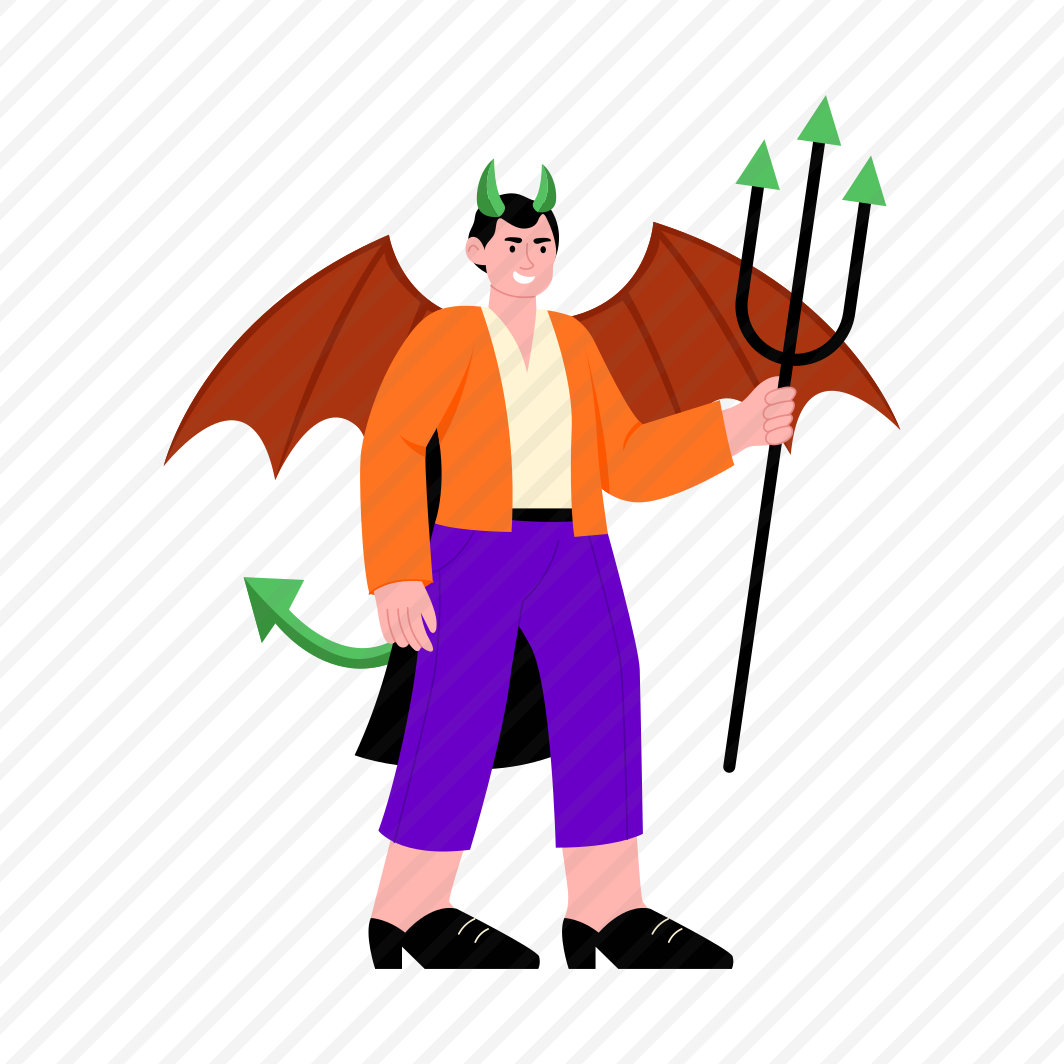 Devil Costume, Monster, Attire, Clothing, Halloween preview