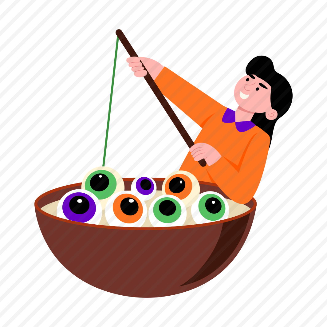 Eyeballs, Fishing, Candies, Bowl, Catching Eyeballs preview