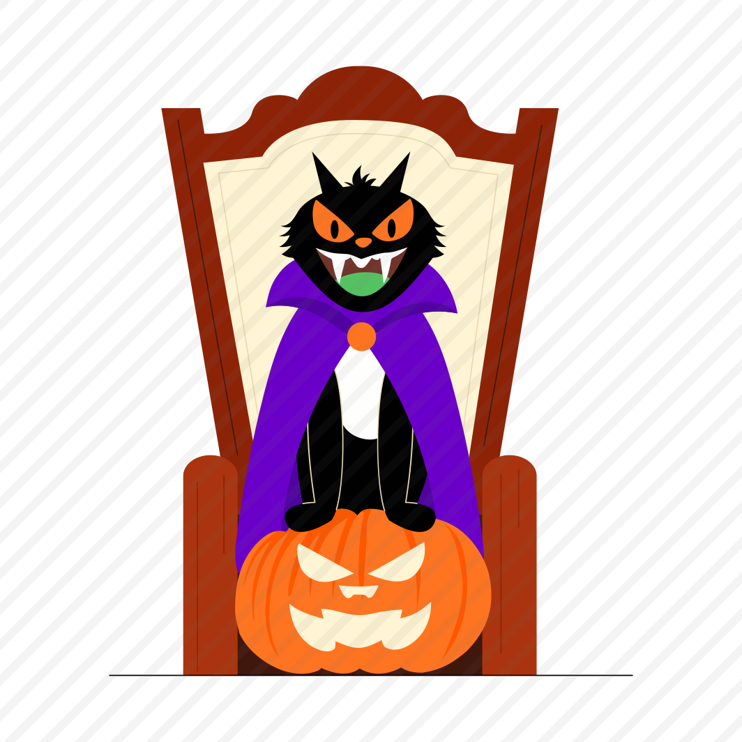 Mystical Cat, Fantasy, Horror, Creepy, Scary preview