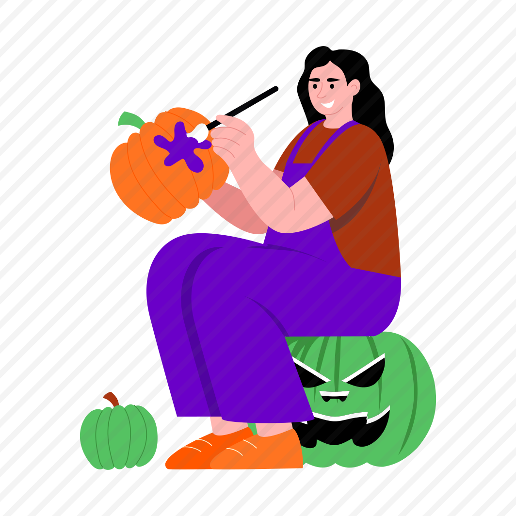 Painting, Drawing, Sketching, Artistic, Pumpkin preview