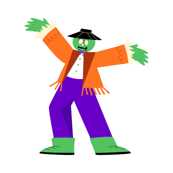 Scarecrow, Dummy, Scarer, Effigy, Bird Scarer illustration