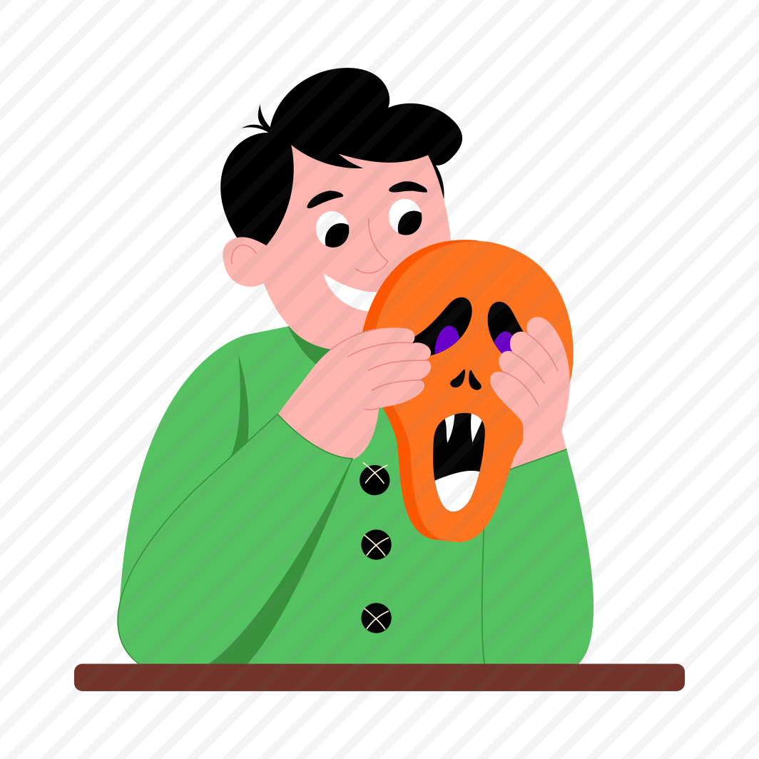 Scary Mask, Disguise, Face Wear, Spooky, Halloween preview