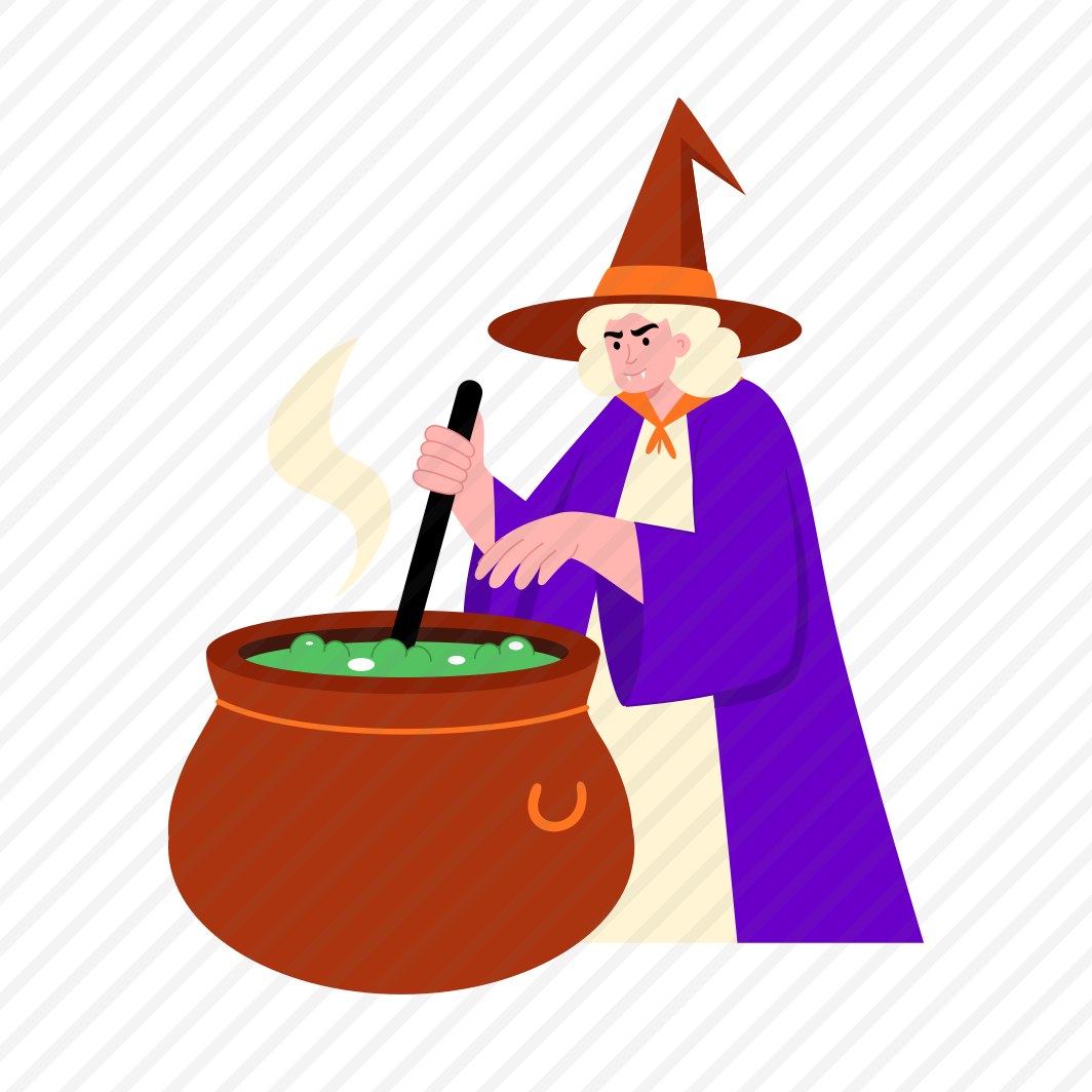 Witch Cauldron, Potion, Cooking, Broth, Stew, preview