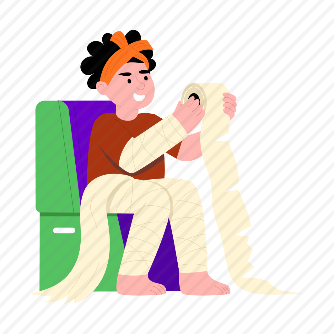 Wrapping, Bandage, Mummy, Costume, Halloween Festival preview