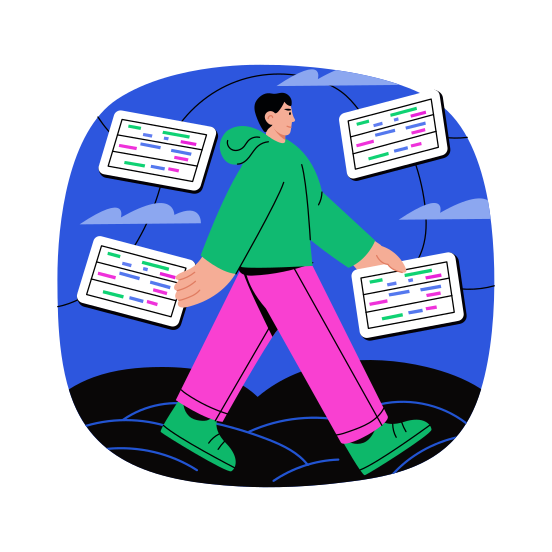 Coding, Programming, Interface, Developer, Simulation illustration