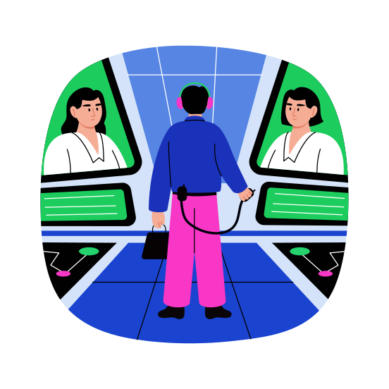 Conference, Meeting, Collaboration, Connection, Conversation, illustration