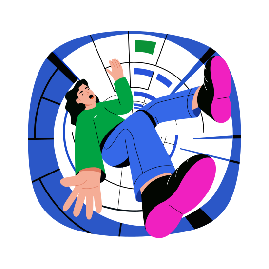 Data Tunnel, Network, Connection, Pathway, Immersive illustration