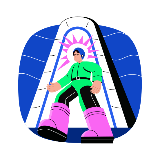 Future Technology, Augmented, Simulation, Immersive, Metaverse illustration