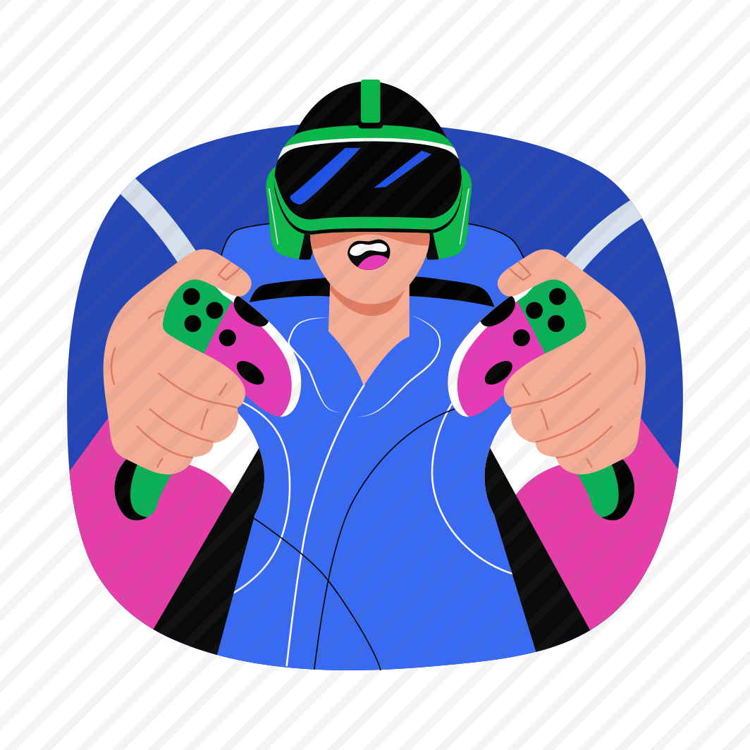 Gaming, Playing, Headset, Simulation, Immersive, preview