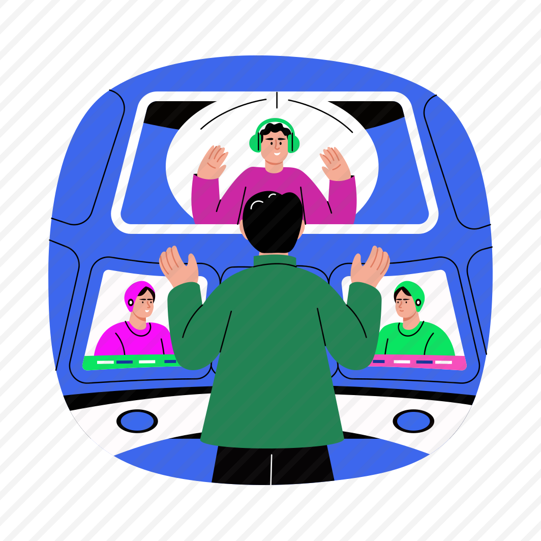 Metaverse Meeting, Communication, Discussion, Talking, Simulation preview